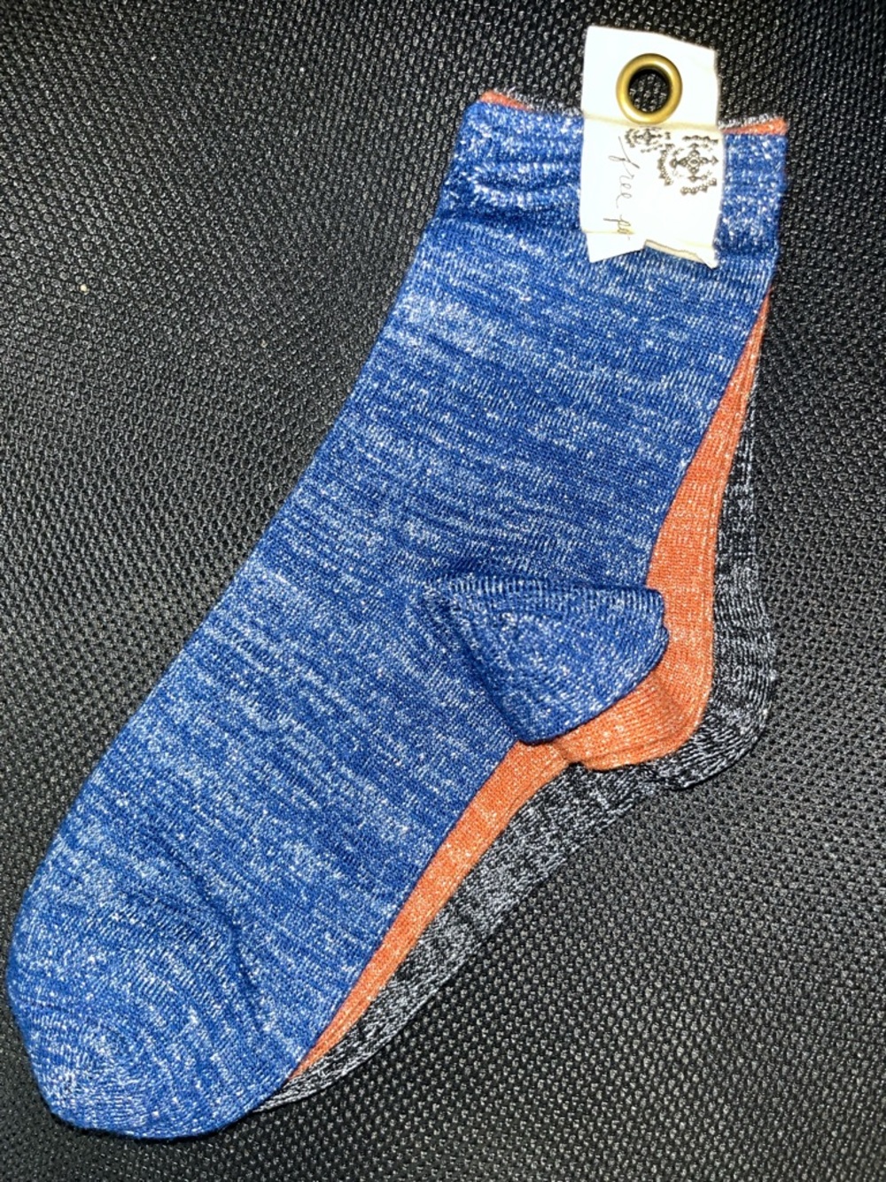 909. FREE PEOPLE socks 3 pk in Royal Pack NWT $30
